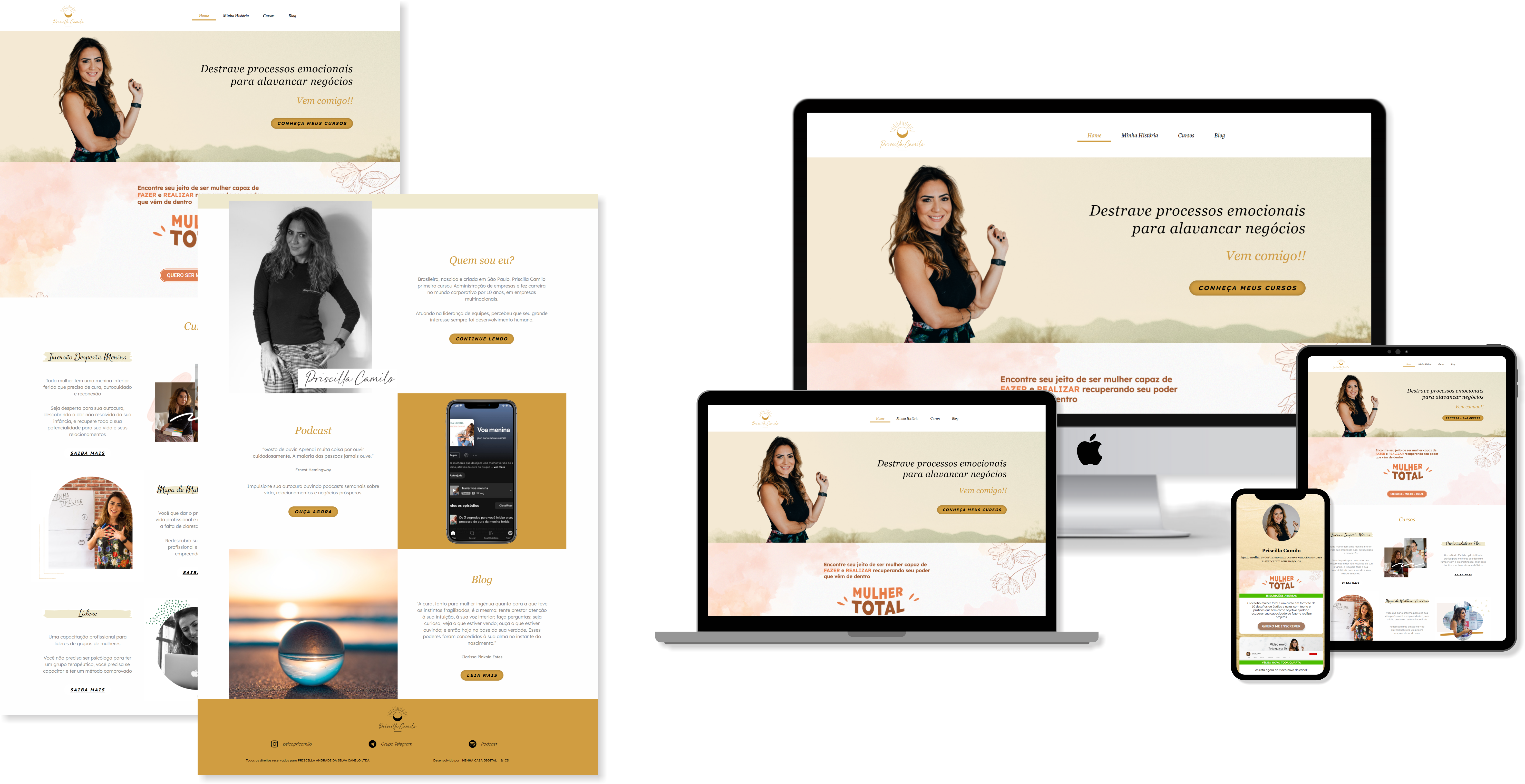 Site Institucional com Blog e Casa de Links